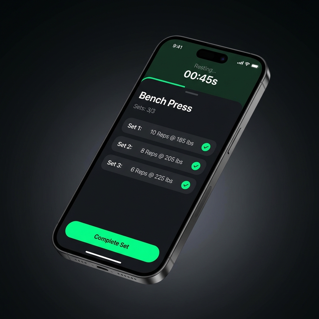 Apex workout tracking screen